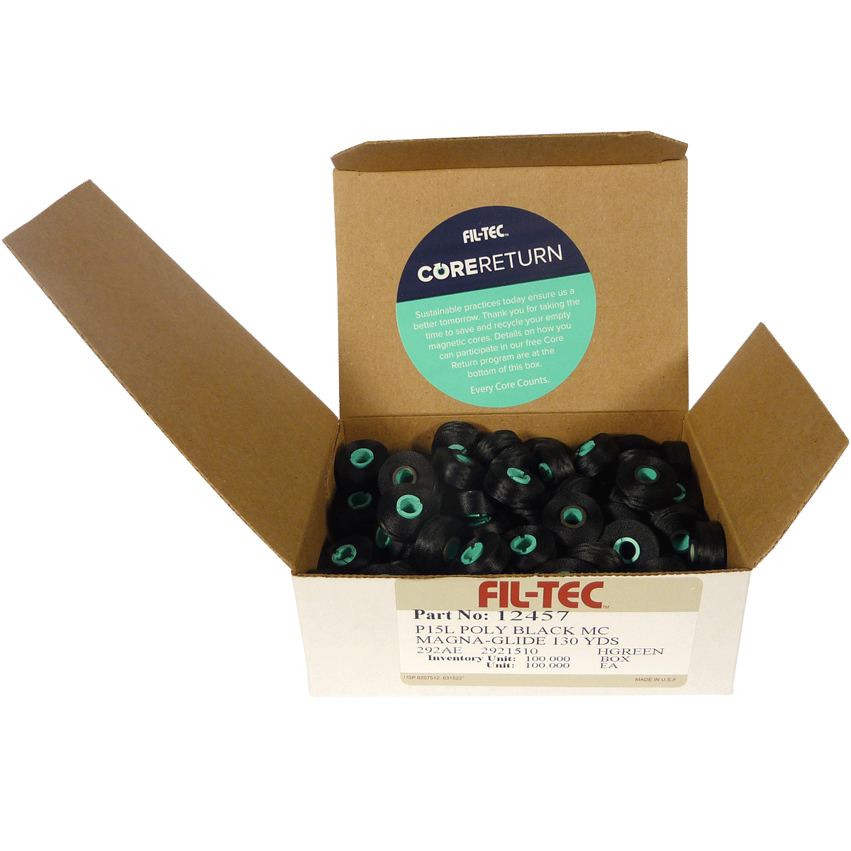 Style L Magnetic Core Pre Wound Bobbins Magna Glide – For Commercial Machines - View 2