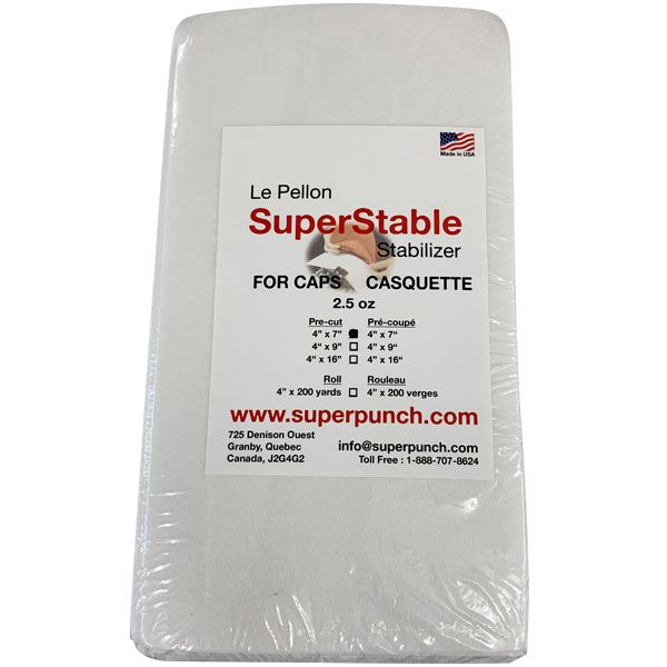 2.5 oz Cap tear away stabilizer specifically made to embroider caps - View 3