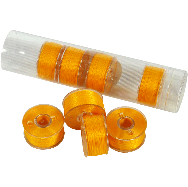 Clear-Glide Bobbins Class 15/A 60wt. – 8 bobbins/tube – For Domestic Machines - View 3