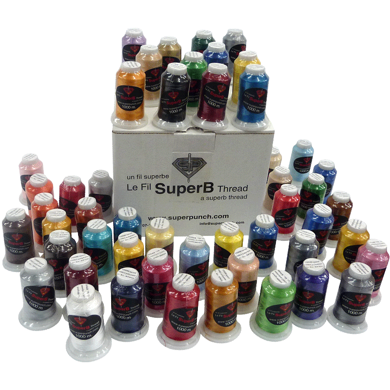 SuperB Embroidery Thread 1000m - View 3