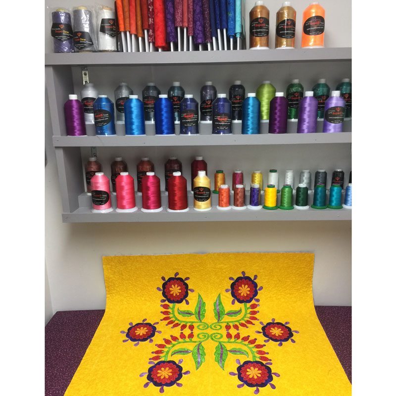 Exotic Flower - Block of the Month - February 2017 - View 2