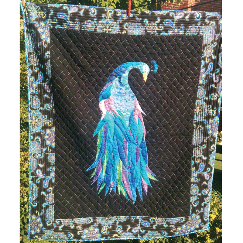 The Peacock - Applique - View 2