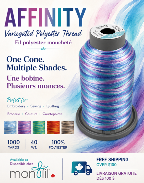 Affinity Variegated Polyester Thread - View 4
