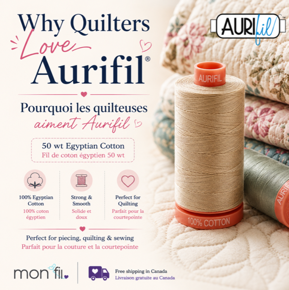 Aurifil Quilting Thread  Cotton 50wt - View 3