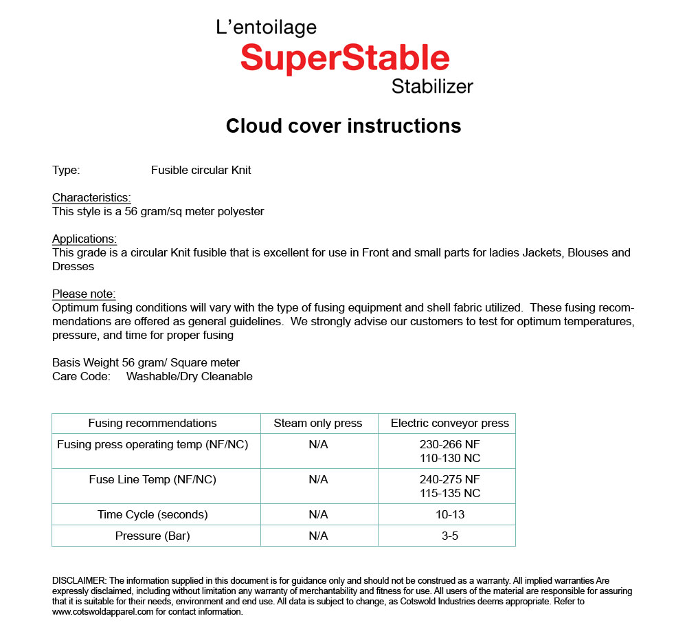 Cloud Cover Stitch - View 4