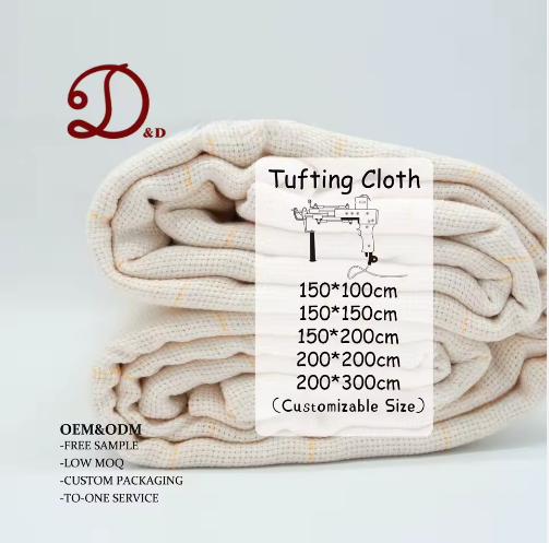 Wholesale Primary Specifications Tufting Cloth Fabric for Handmade Embroidery Tufting Rugs Monks Rug Tufting Cloth Needlework - View 1