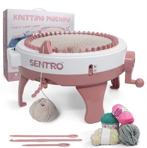 New Design Parent-Child Interaction Cylinder Children's Large 48 Needle Hand Convenient Knitting Machine - View 1