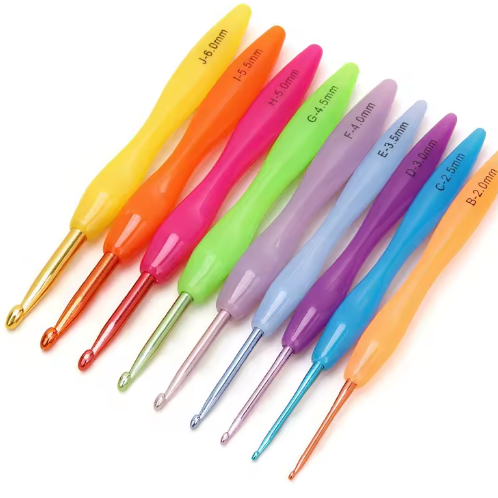Crochet Hooks Set DIY Hand Knitting Needles Toy Amigurumi Yarn Pack Multi-Color Crafting Tool Set - View 1