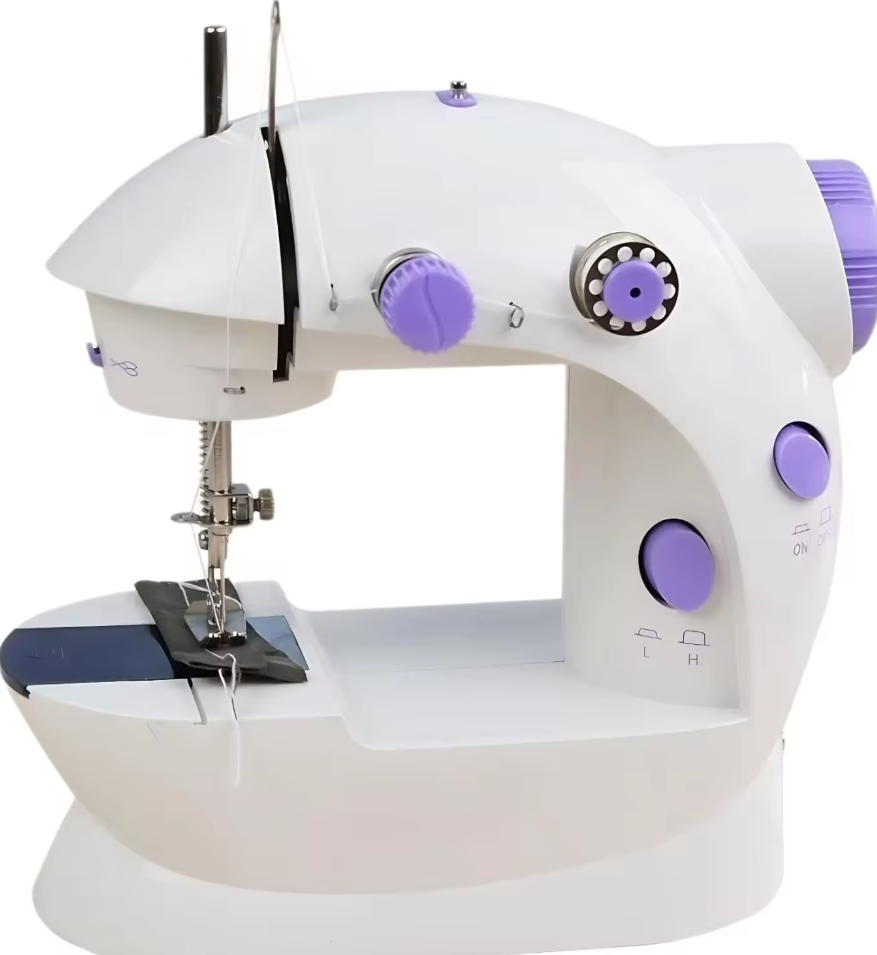 Portable Mini Electric Sewing Machine for Household Tailoring & DIY Sewing - View 1