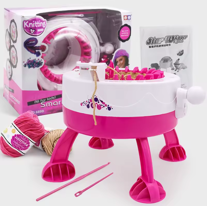 22 Needles Kids DIY Knitting Machine Toy Circular Loom for Hat Scarf Sweater Weaving - View 1