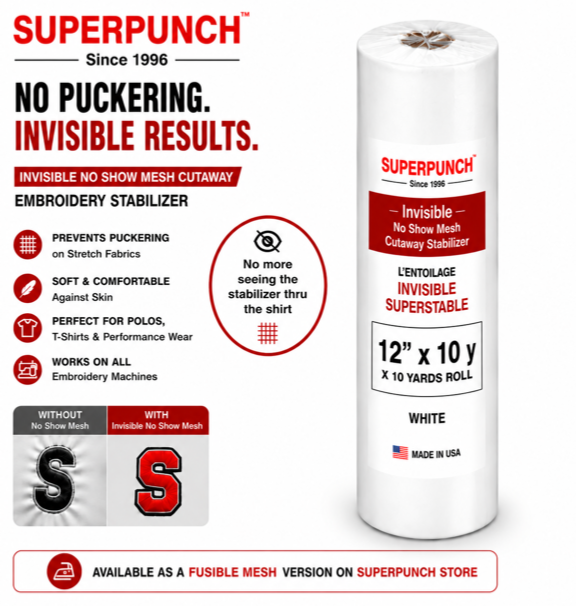 1.5 oz Cut Invisible Mesh Stabilizer - View 3