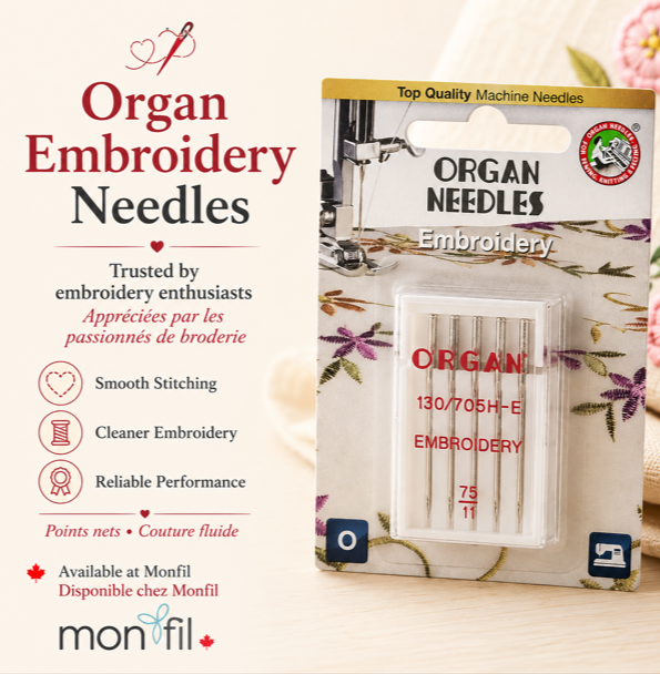 Organ Needles Embroidery - View 2