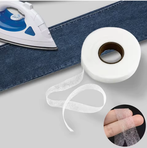 Portable Iron-On Adhesive Hemming Tape for DIY Crafting Projects Simple Style Fabric Stitch Witchery Tape - View 2