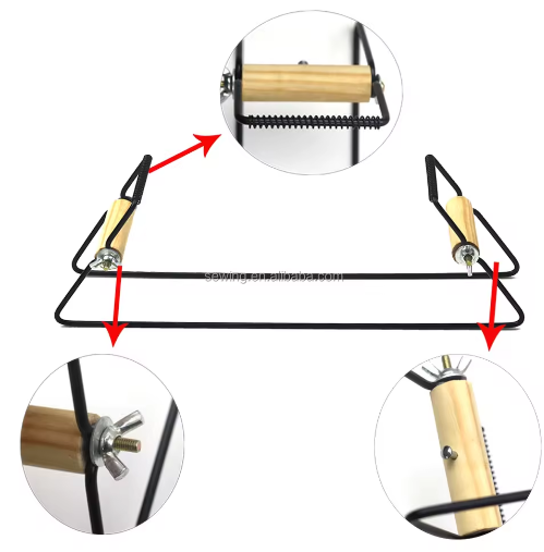 Custom Hot Sale Diy Metal Bead Loom Kit Set Weaving Beading Loom Beading Supplies Tools for Handmade Plastic Jewelry Craft - View 2