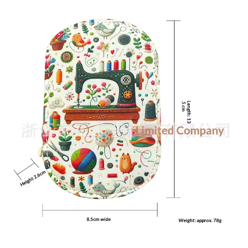 Portable Travel Sewing Kit with Zipper Case, Home Clothing Repair Emergency Handy Sewing Supplies Set for Hotel Office - View 2