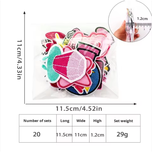 Computer Embroidery Cloth Patch Diamond Heart Bow Magnet DIY Sewing Kit Sustainable Polyester Thread for Clothing Decoration - View 2
