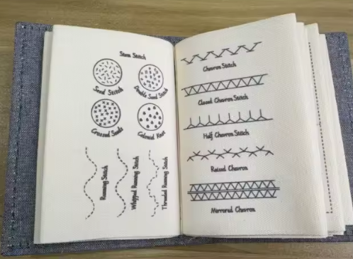 DIY Stitch Book Handmade Stitch Book Embroidery Set Embroidery Pattern Suitable for Beginners and Embroiderers - View 3