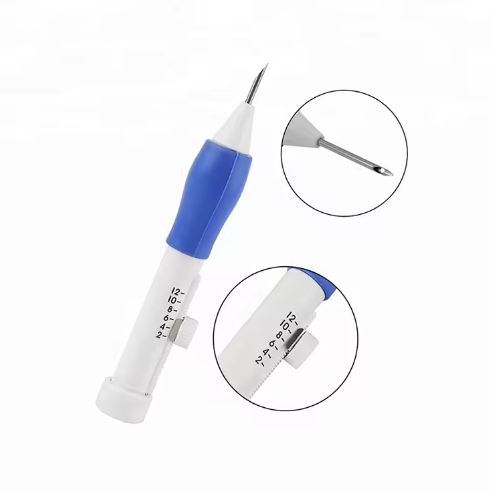 High Quality DIY Punch Needle Set 1.3mm 1.6mm 2.2mm Embroidery Pen Stainless Steel Sewing Knitting Needles Home Use ABS Plastic - View 3