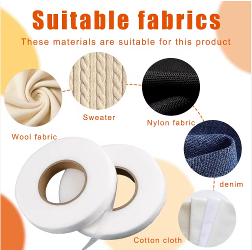 Portable Iron-On Adhesive Hemming Tape for DIY Crafting Projects Simple Style Fabric Stitch Witchery Tape - View 3