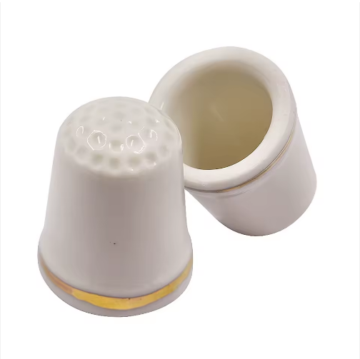 Porcelain China Collectable Sewing Thimble Custom Souvenir Ceramic Thimble Souvenirs Finger Protector Stitch Craft Wholesale - View 3