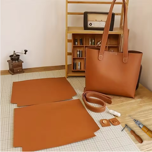 Professional Leather Craft Kit Sewing Tools Set with Waxed Thread Needles Punch Awl DIY Repair Belts Wallets Making - View 3