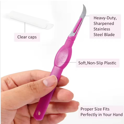 Durable Plastic Seam Ripper - Portable Thread Unpicker and Cutter Tool for DIY Sewing and Cross Stitch - View 3