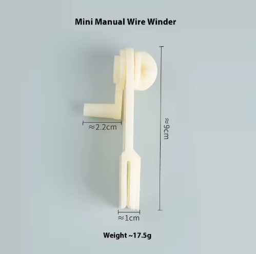 Mini Home Cross Stitch Winder Hand Crank Thread Wrapping Tool Plastic Floss Winder - View 3