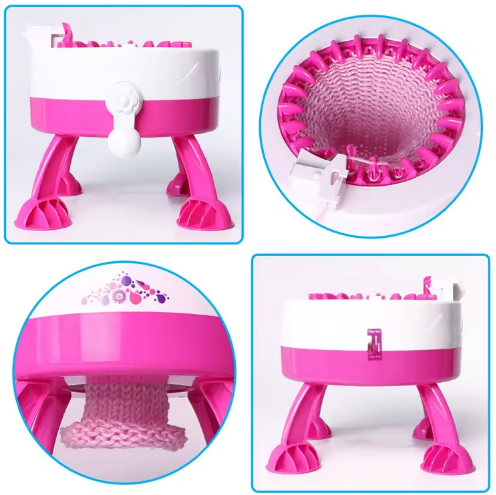 22 Needles Kids DIY Knitting Machine Toy Circular Loom for Hat Scarf Sweater Weaving - View 3