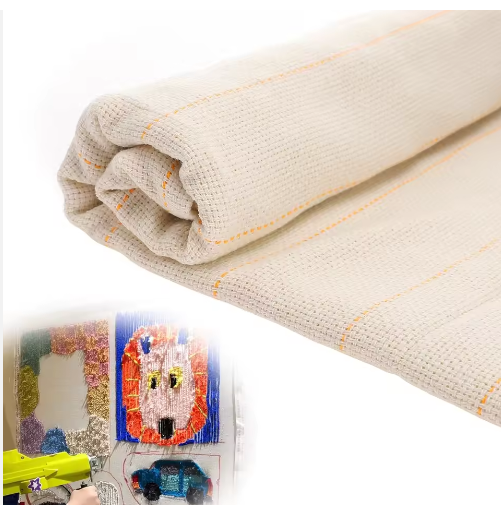 Wholesale Primary Specifications Tufting Cloth Fabric for Handmade Embroidery Tufting Rugs Monks Rug Tufting Cloth Needlework - View 4