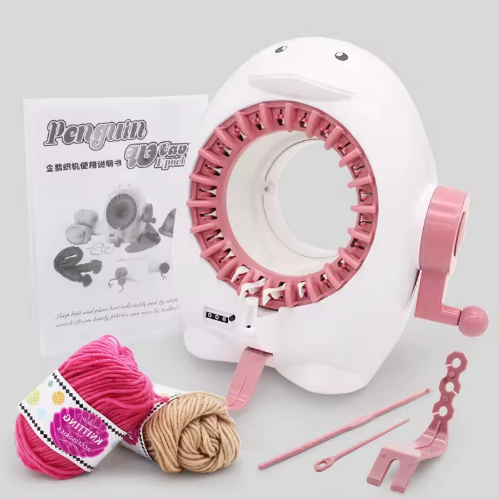 New Design Parent-Child Interaction Cylinder Children's Large 48 Needle Hand Convenient Knitting Machine - View 4