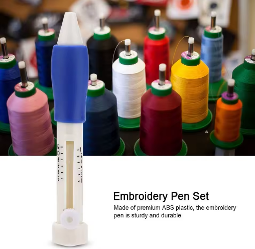 Punch Needle Embroidery Pen Set DIY Wholesale Knitting Stitch Crochet Tool Embroidery Stitching Punch Needles in Blistered Card - View 4