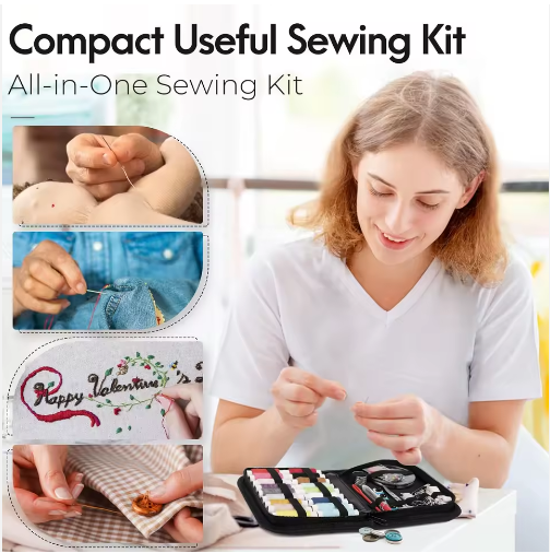 DIY Travel Mini Sewing Kit Set Box Manufacturer Wholesale Price Sewing Storage Box Sewing Supplies and Accessories - View 4