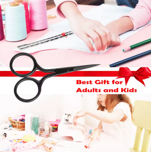 Embroidery Scissors Stainless Steel Sharp Scissors Sewing Needlework Household Crafting DIY Tools Sewing Notions - View 4