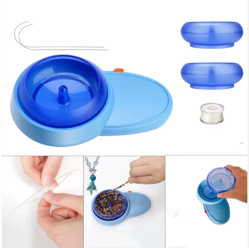 DIY Tool Automatic Threading Machine Rice Bead Tassel Electric Bead Threading Bowl Automatic Beading Tools - View 4