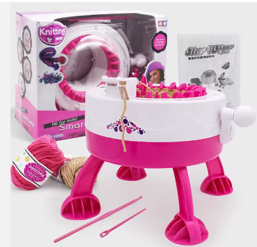 New Design Parent-Child Interaction Cylinder Children's Large 48 Needle Hand Convenient Knitting Machine - View 5