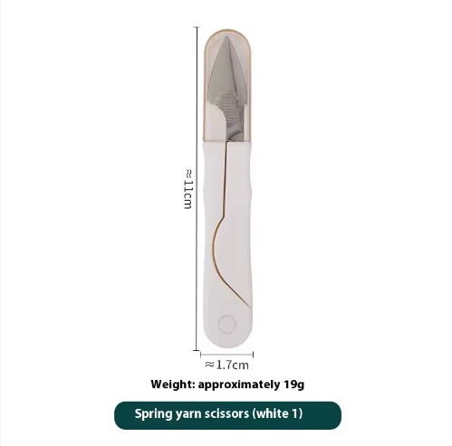 Small V-Shaped Scissors for Household Use New Model Covered Yarn Cutters for Tailoring Cross Stitch Thread Fishing Line Cutting - View 5