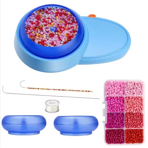 DIY Tool Automatic Threading Machine Rice Bead Tassel Electric Bead Threading Bowl Automatic Beading Tools - View 5