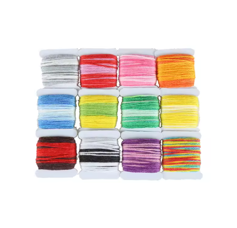 3-Layer Cross Stitch Thread Embroidery Sewing Kit 192 Colors with Metal Wire Weaving Plastic Box Set - View 5