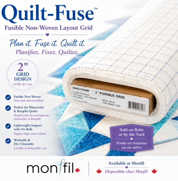 Quilt-Fuse Fusible Non-Woven Layout Grid – HTC3240-1 - View 2