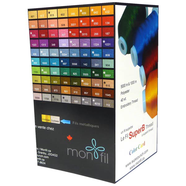 SuperB Color Chart - View 3